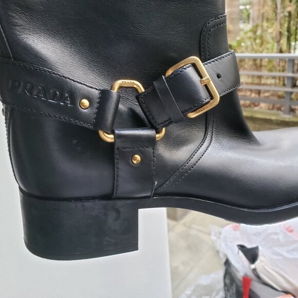 Prada riding boots. - Picture 3 of 3